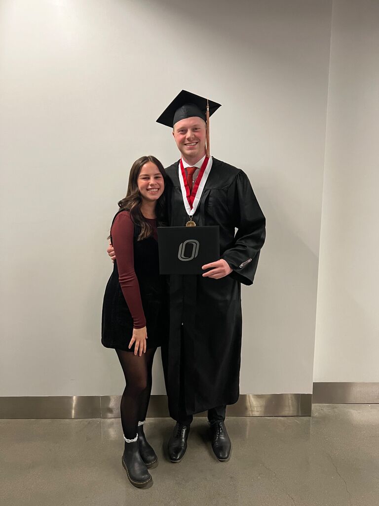 Zach graduated !