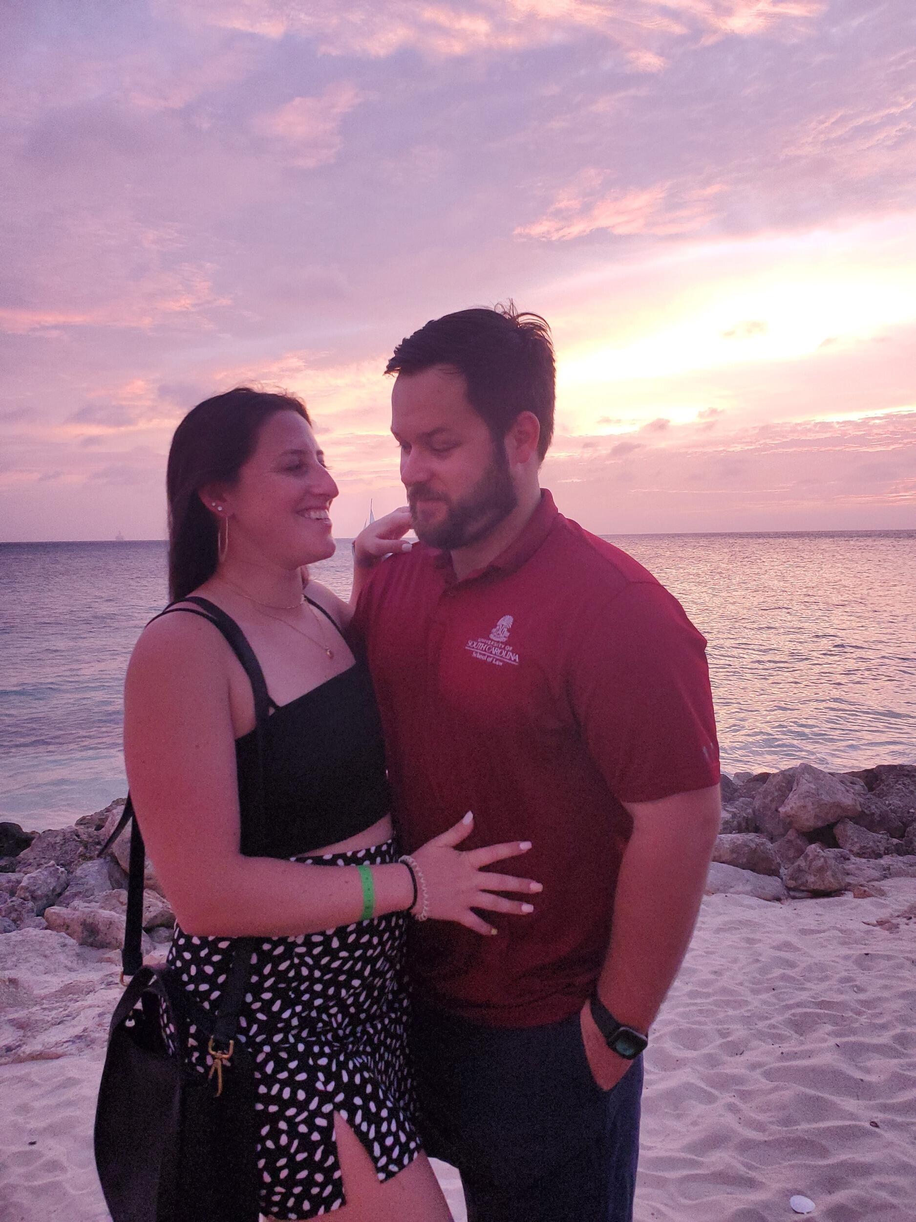 For our first big relationship test Emily brought Jake on her family vacation to Aruba. After surviving the McDowell clan for a week, we knew our relationship could go the distance!