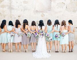 Bride and her bridal party