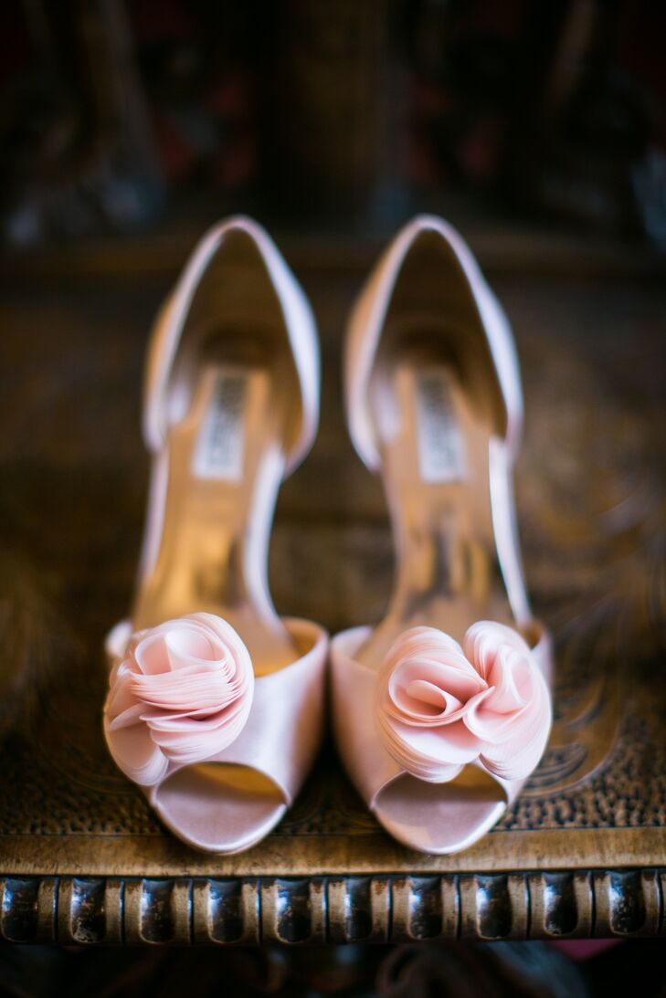 rose blush shoes