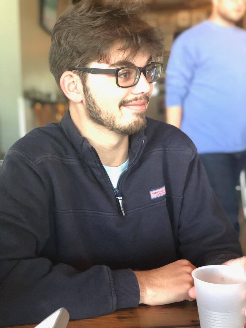 This was Brandon's first picture on Bumble when he met Grace. He said he was 19 and loved Costco. He was, in fact, 18 and had never visited the store. 