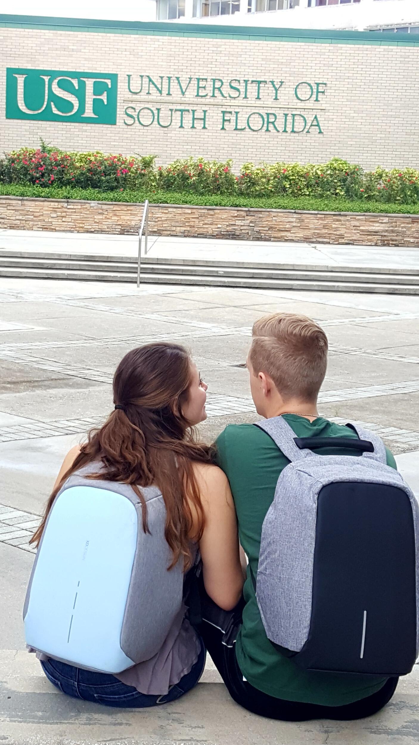 Coming down to visit Jack while he was at school at USF 