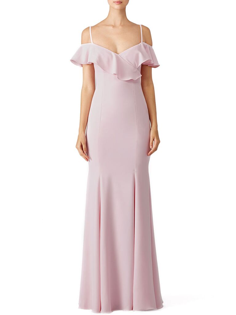 Rent the runway 2024 rose gold dress