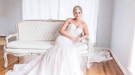 Elegant bridal outlet boutique