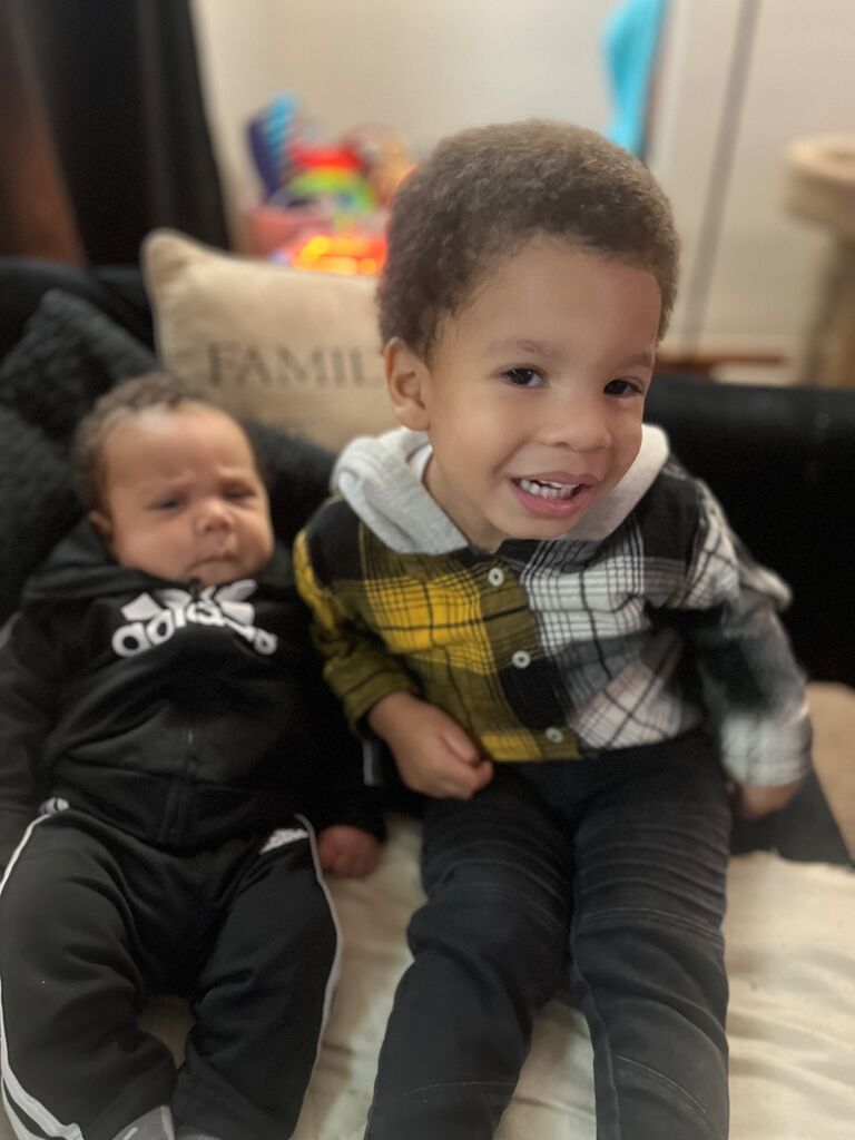 Our 2 handsome boys
