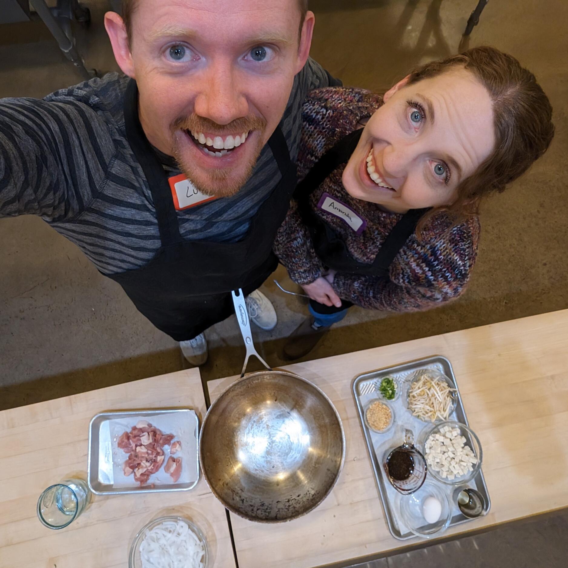 Birthday cooking class at Sur La Table!