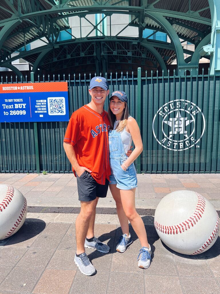 Long distance ended when we moved to Houston, TX for Matthew's first airline job 🤠
