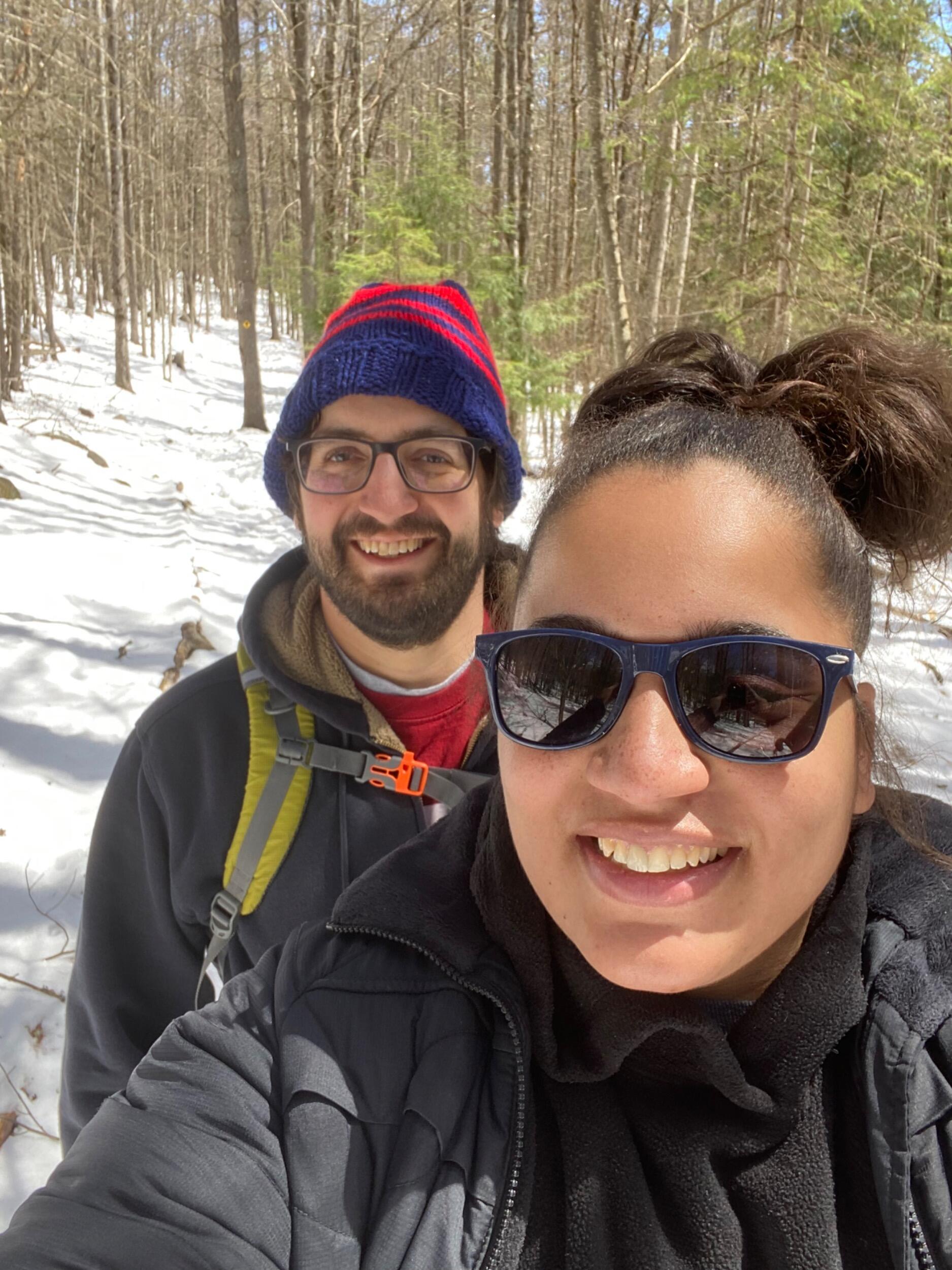 Bridget's first time in Brant Lake. 