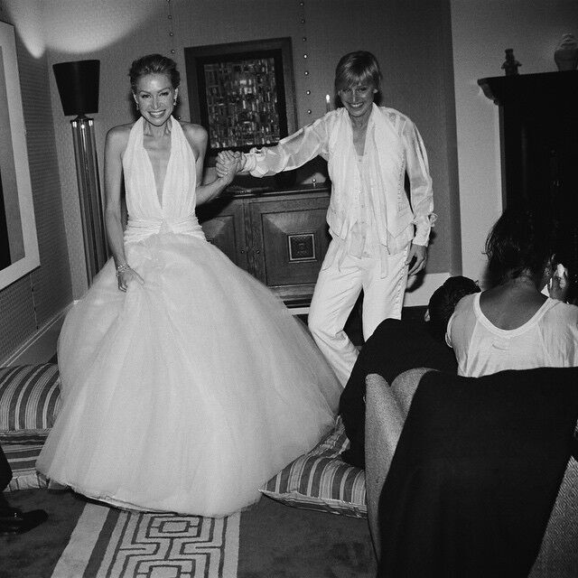 Ellen DeGeneres and Portia de Rossi's wedding photo