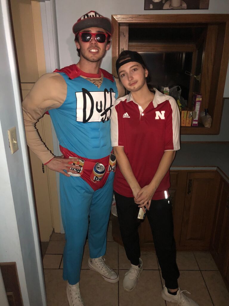 Dressed as Taylor for halloween