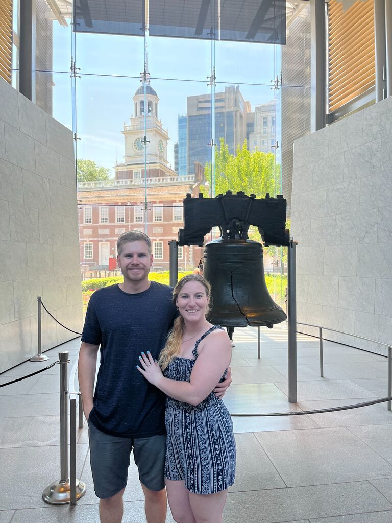 Our first trip together! We went to Philly for Katie and Bren's wedding
