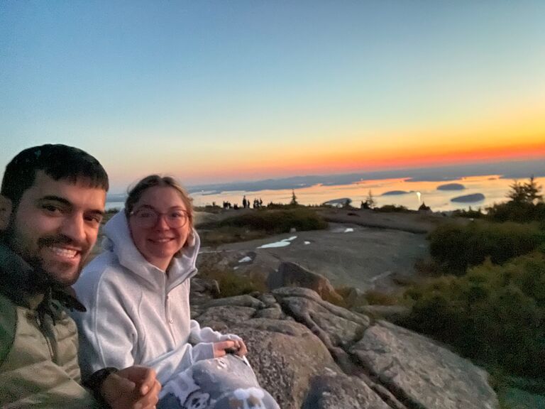 Cadillac Mountain Sunrise in Maine