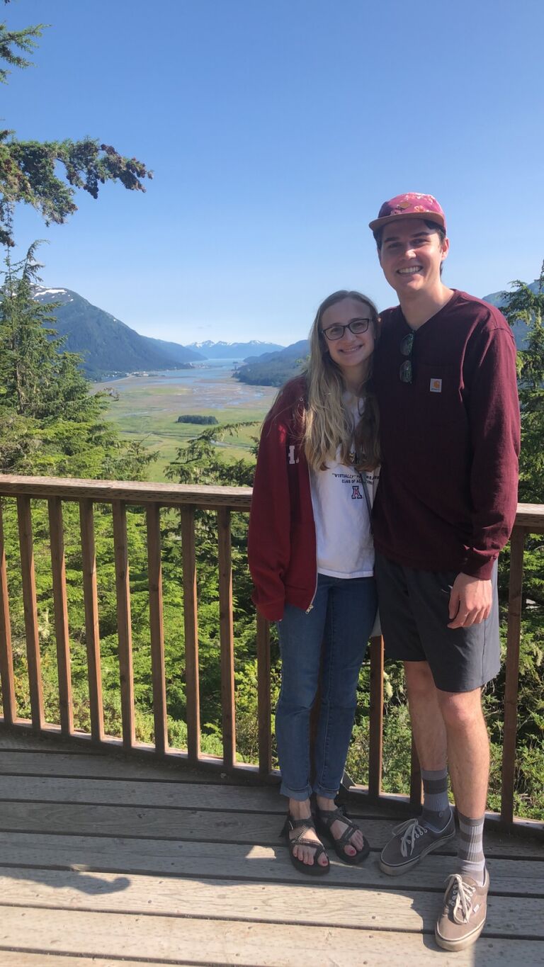 Juneau, AK - 
View from Glacier Gardens with Lynne Gregg