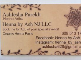 Henna By Ash NJ LLC - Henna Artist - Atlantic City, NJ - Hero Gallery 1