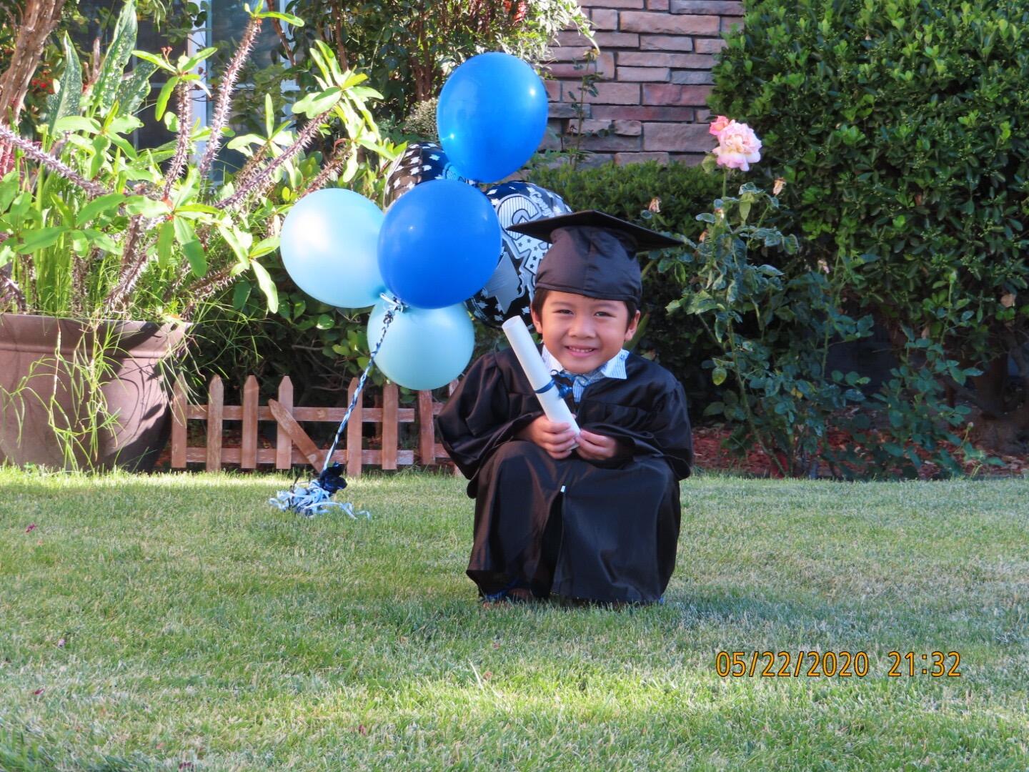Aeiro finishes Kindergarten