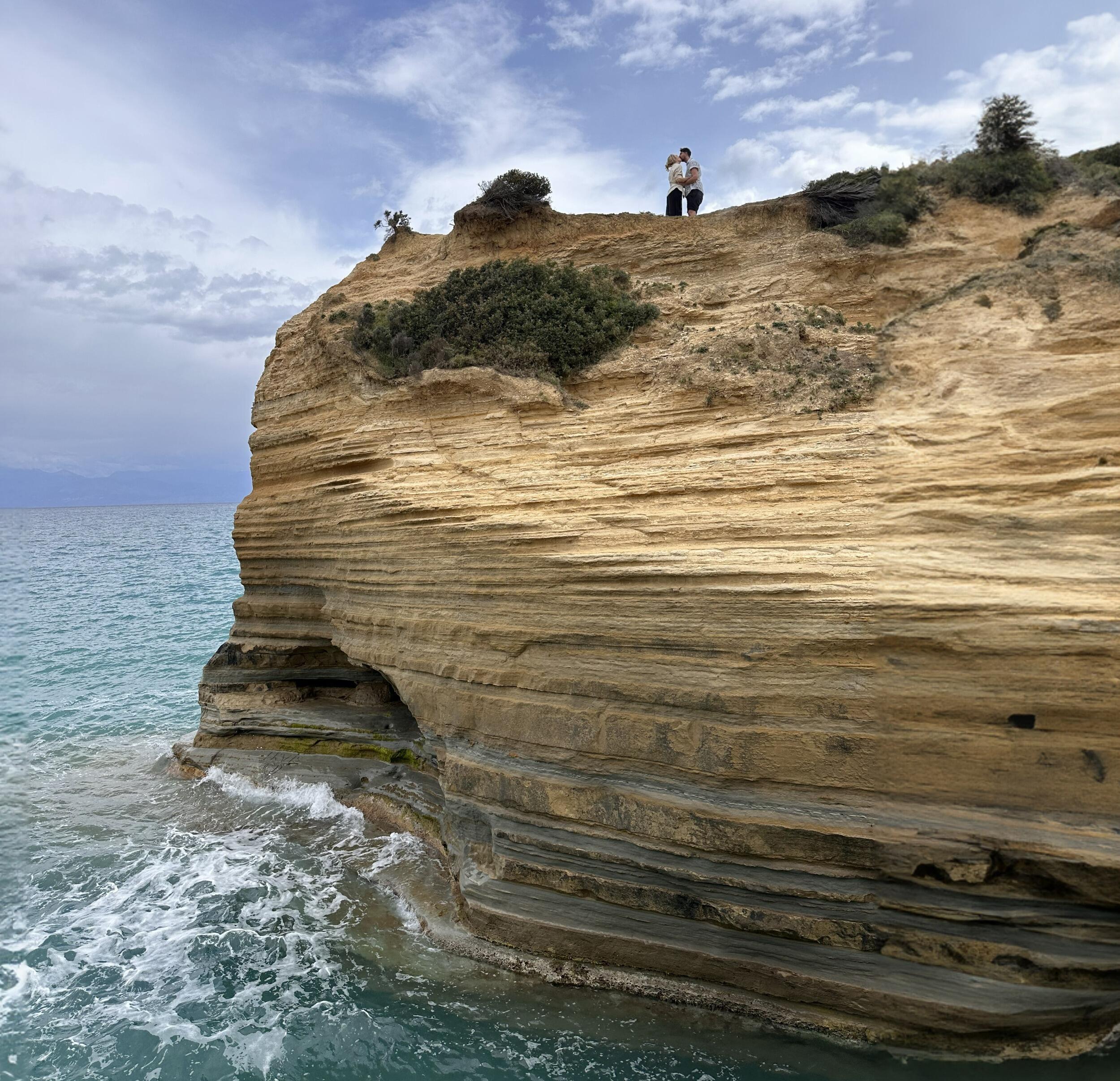 She said yes! Corfu, Greece