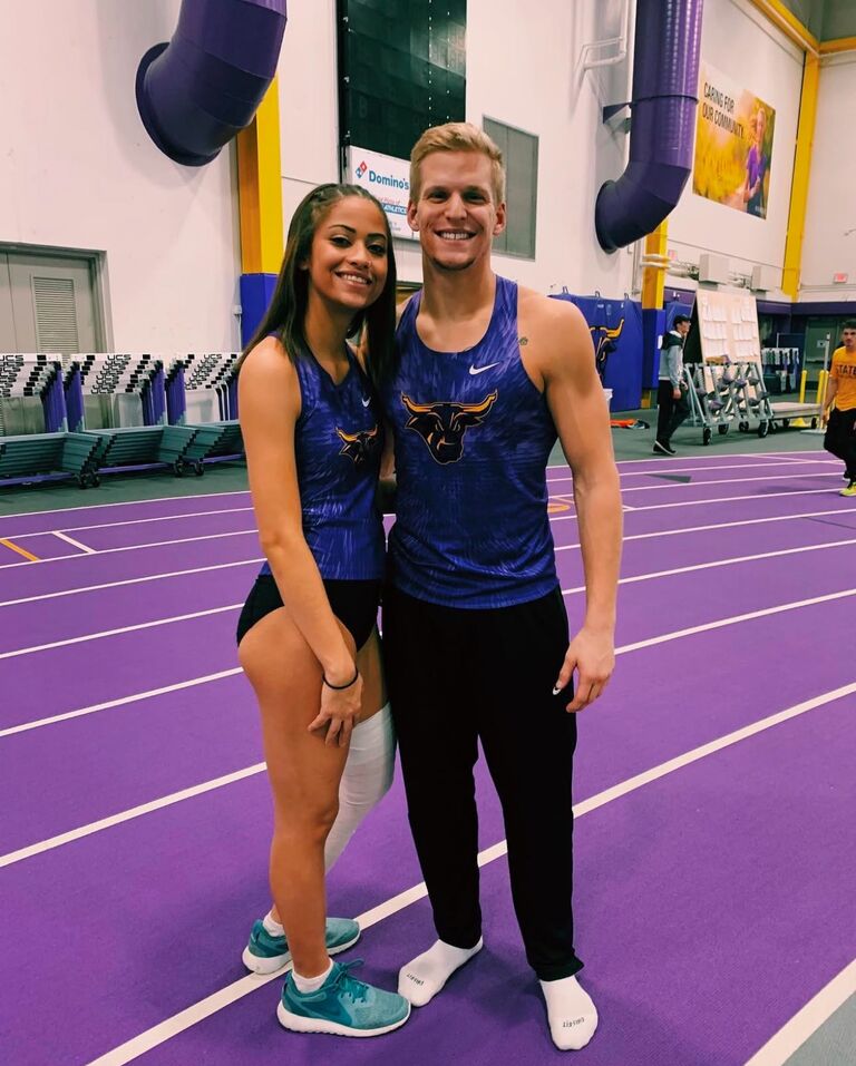 Nick and Teya met each other while attending Minnesota State University - Mankato where they both competed on the Track and Field Team. 