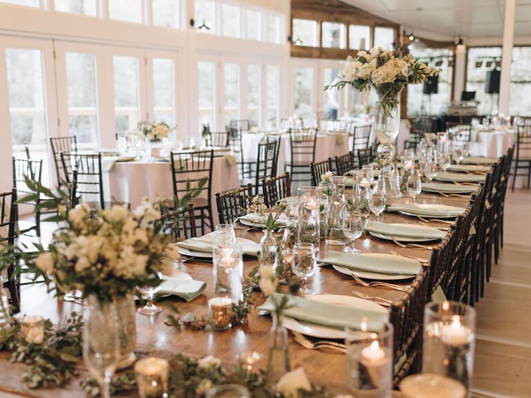 Indoor reception space with plenty of natural light