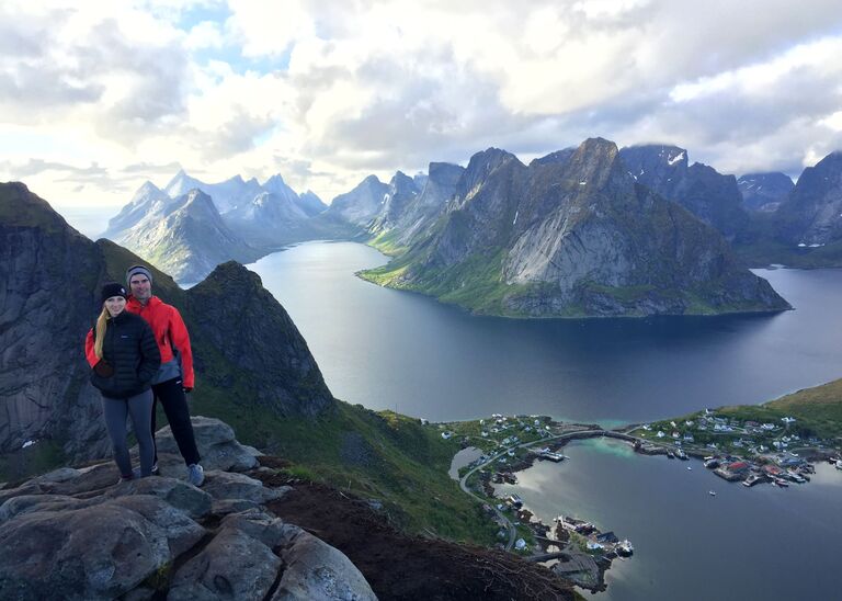 We traveled to Norway just before moving in together.