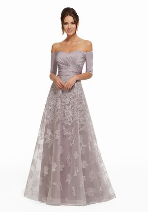 off the shoulder mother of the bride gowns