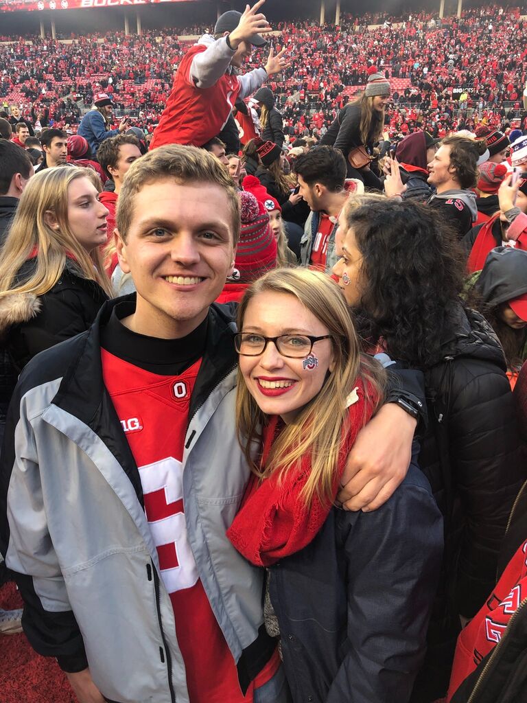 We love cheering on our Buckeyes together!!
