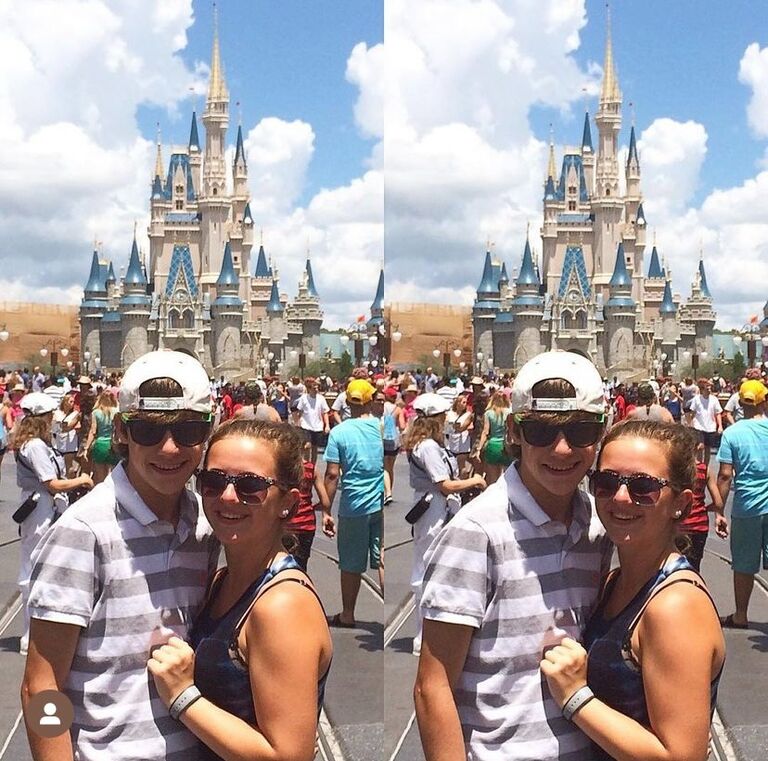 Kaelin and Patrick's first trip to Disney together!