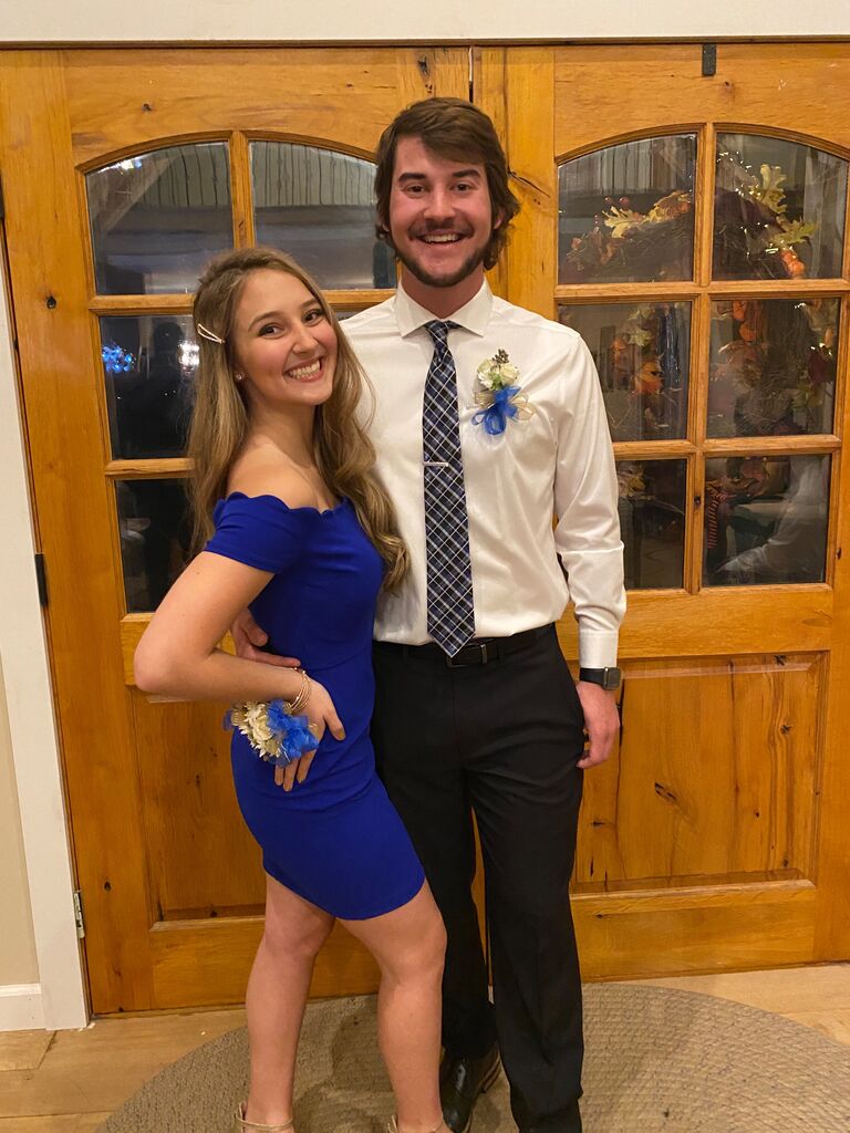 Homemade homecoming dance as covid canceled Isabel's junior year and Jamie's senior year homecoming. 