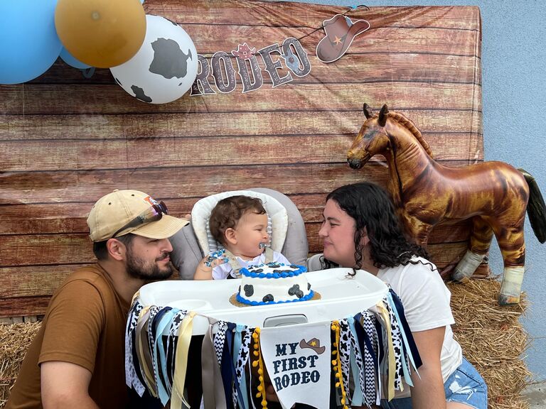 Justen and Julia threw the first of many events at their new house -- Morgan's First Rodeo Party and they look forward to celebrating the next major life event with you!