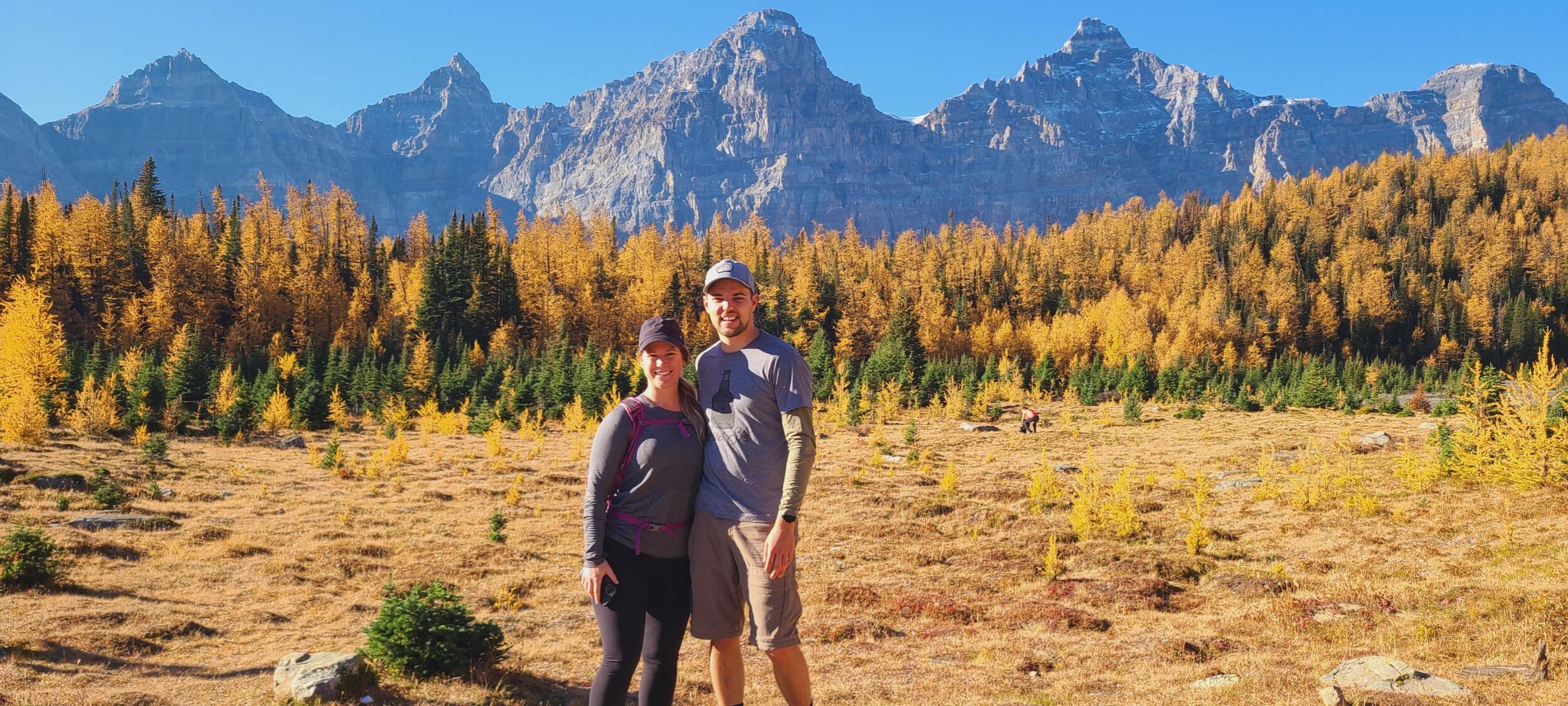 Larch hike. Emily's first time hiking to the larch trees!