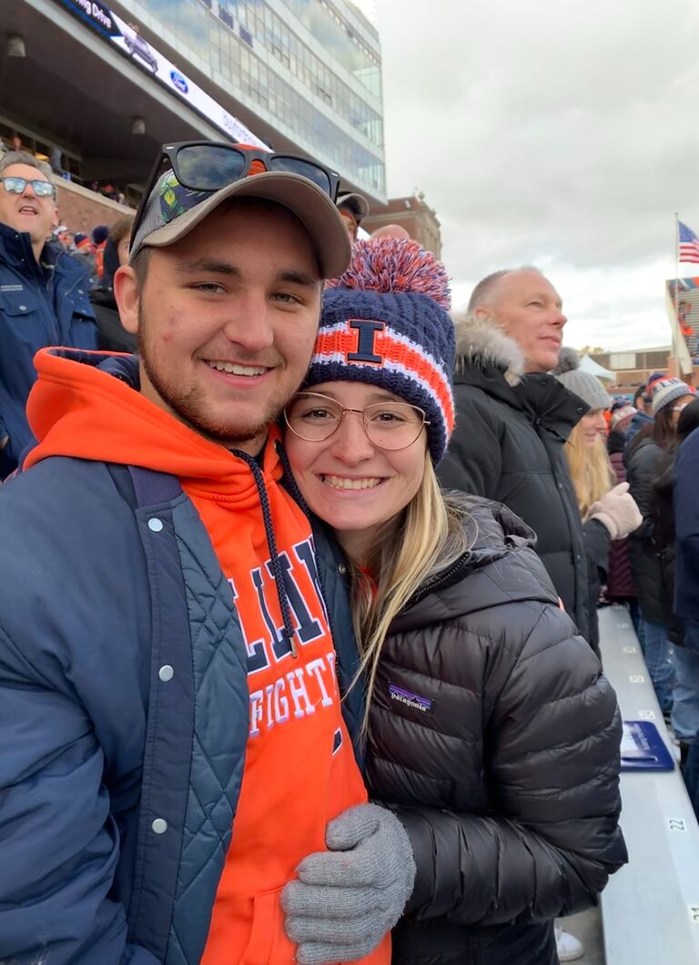 Finally into the colder football weather. 

Illini 38-10 Rutgers