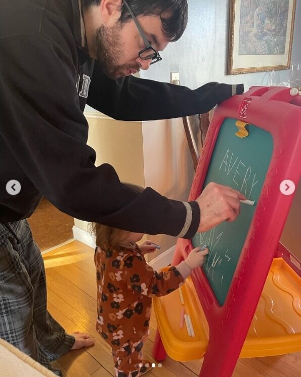 Auntie and Uncle time with Avery