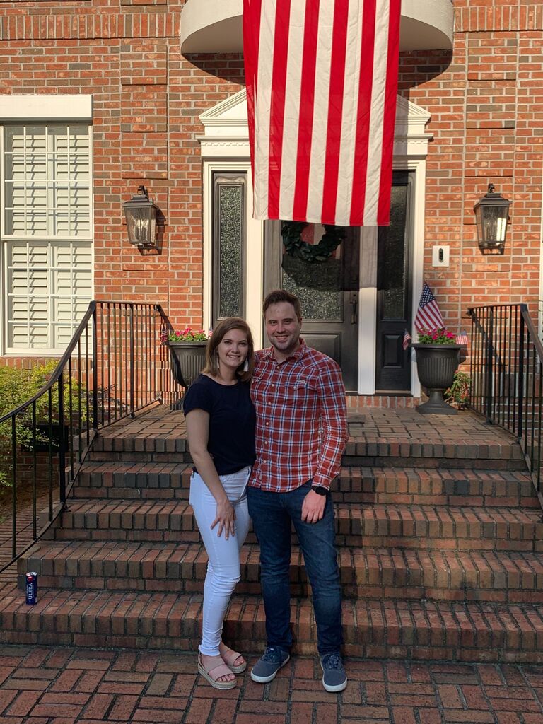 The first of many Fourth of July celebrations at the Groves'!