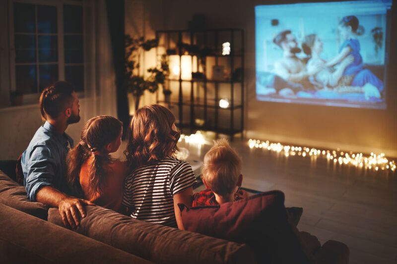 Movie night - birthday party ideas for 8 year olds