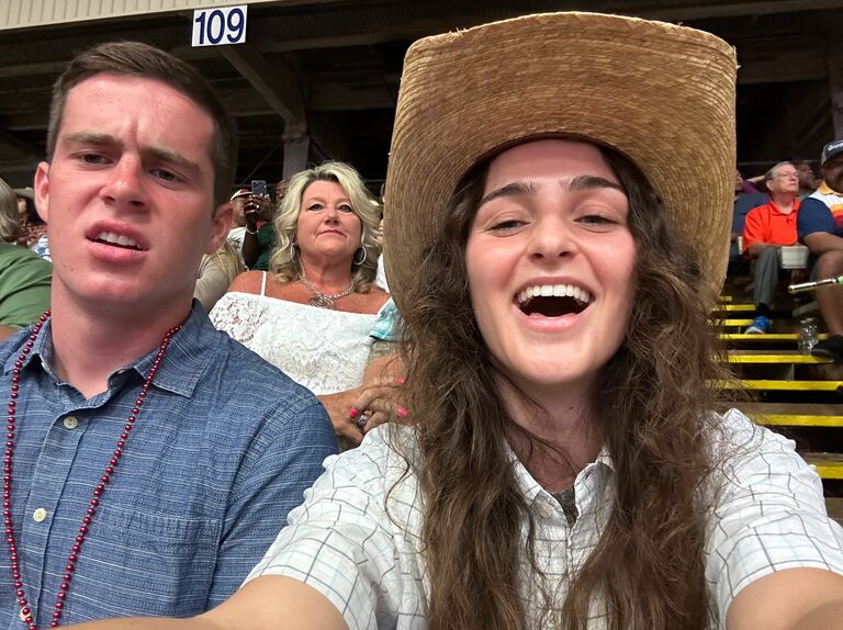 Rodeo with Soli's family.