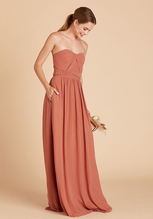 Birdy Grey Grace Convertible Dress In Terracotta Bridesmaid Dress The Knot