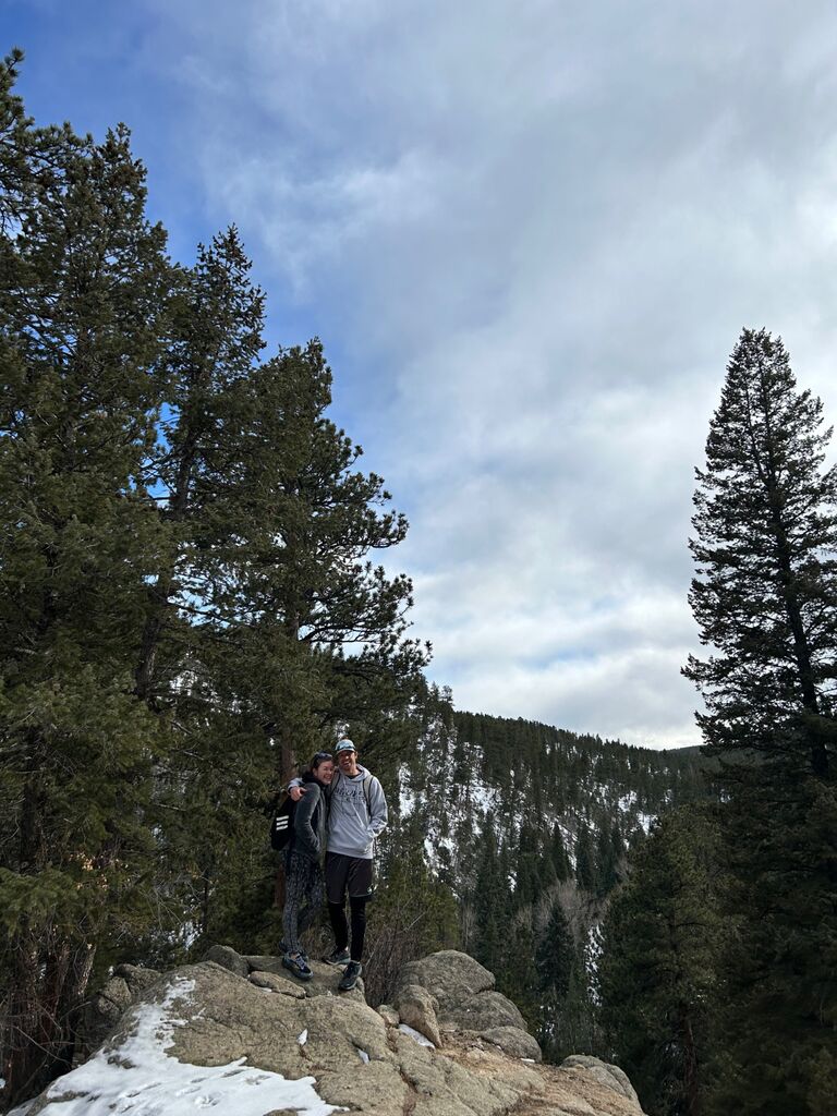 As soon as the trails were clear enough, hiking became a staple in our relationship. It’s still our go-to activity!