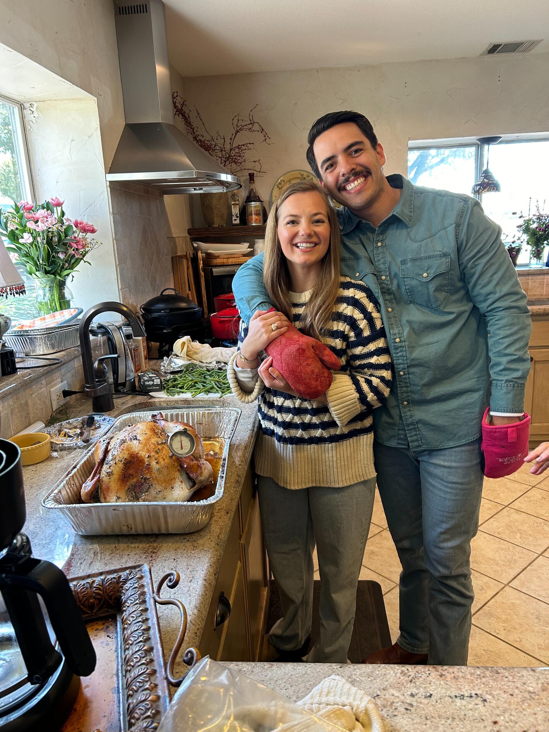 First time ever roasting a turkey and Gwyn Family Thanksgiving was riding on it. Lost the pickleball tournament, but won in the kitchen!