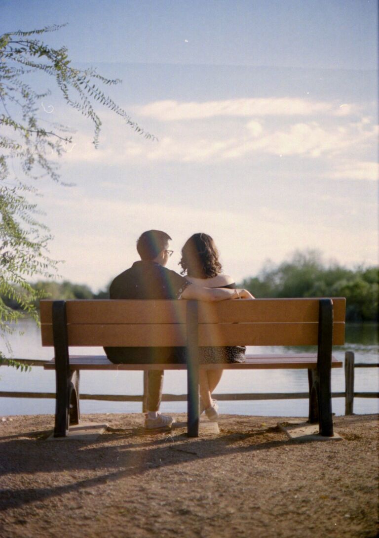 We first met in in 2013 at Gilbert High School. Before we lead you to believe this is a highschool sweet hearts story- its not. We only reconnected in May of 2020 in the best way possible, amidst the pandemic. But we didn't let that get in the way of the beginning of our story. 

It didnt take long for Jocelyn to fall utterly for this guy, but it was Anthony who was the first one to say the L word in the relationship. 