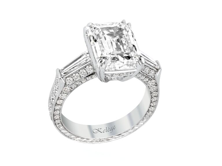 Dreamy Three-Stone Engagement Rings