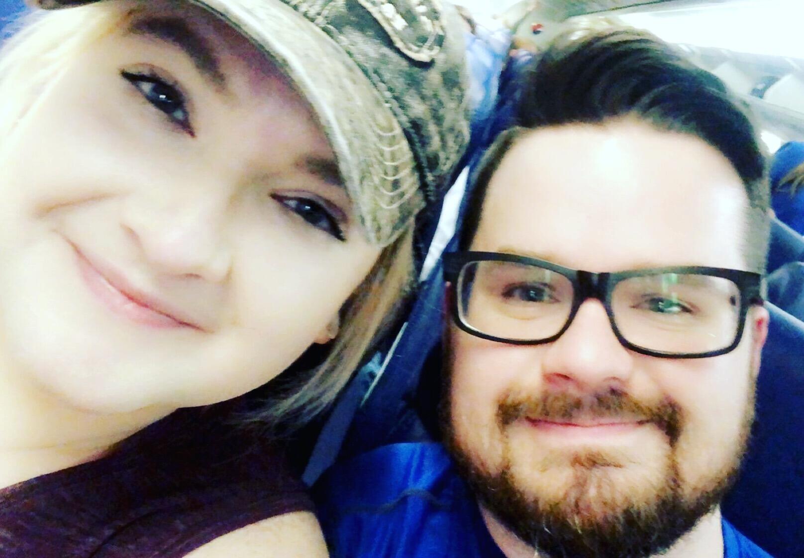 Our first vacation together - we flew to see one of our closest friends, Samantha, in Baltimore, MD!  