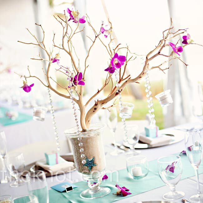 Hanging Crystal Centerpieces