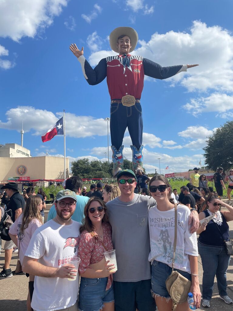 Dallas, Texas -  at the Texas State Fair with Ashton's Matron of Honor, Maddie, and her husband, Joey!