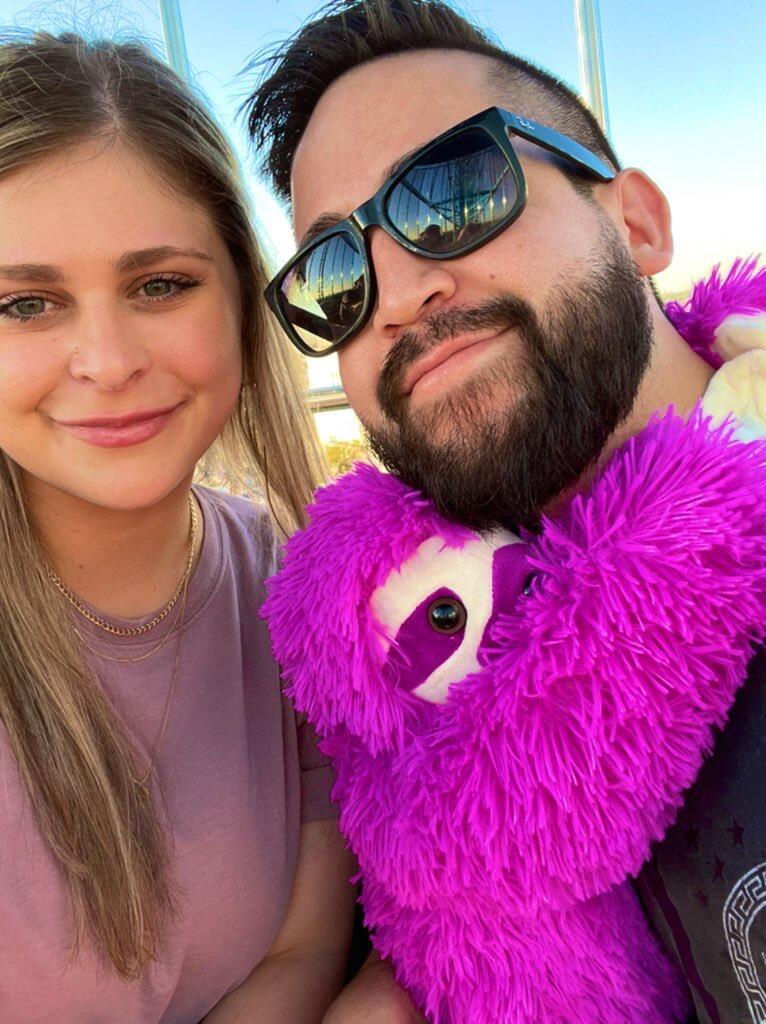 Our very first date together at the state fair in Texas!