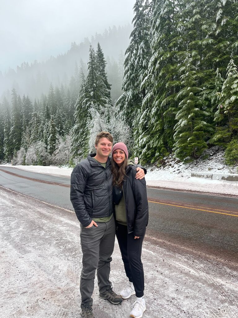 Our first Christmas together in Washington to meet Chris's family.
