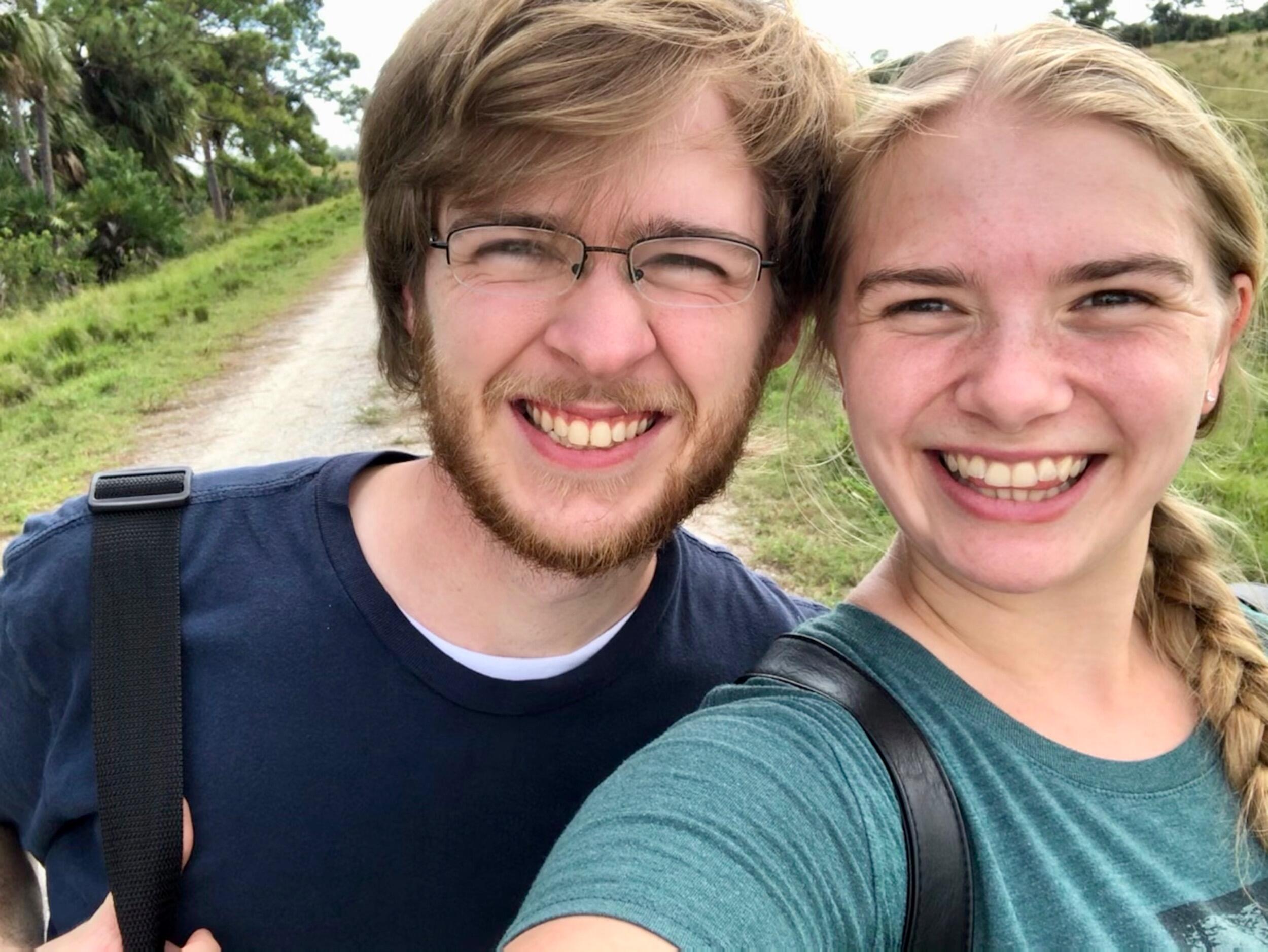 A favorite day-trip date which involved Florida hiking (aka walking in the very-very hot sun ... we should have brought more water ...)
