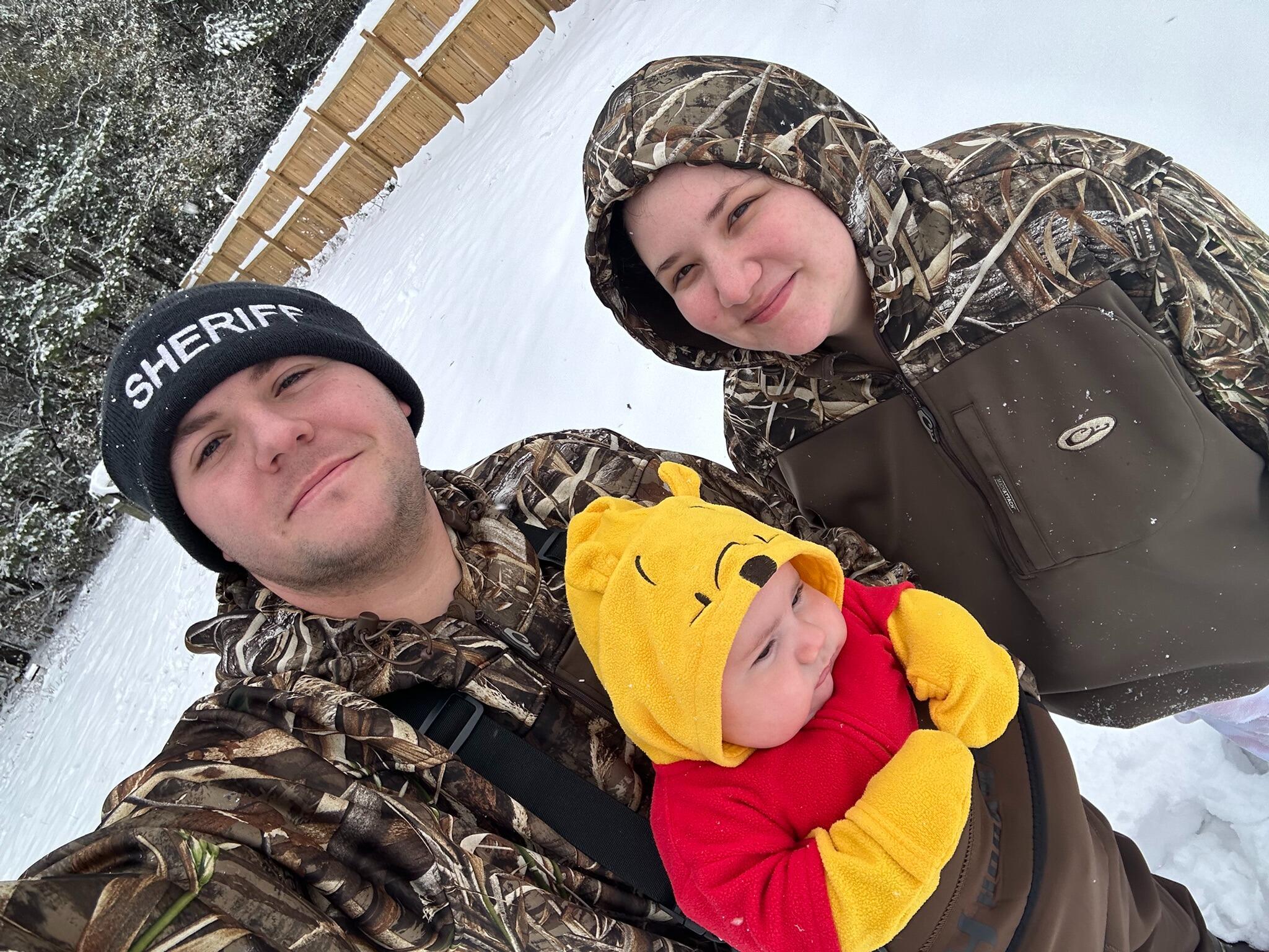 1st real Louisana snow day