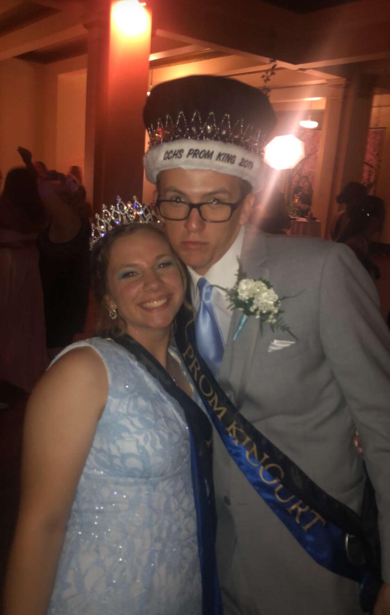 We finished high school together, stronger than ever as Prom King and Queen! We were ready to take on college...
