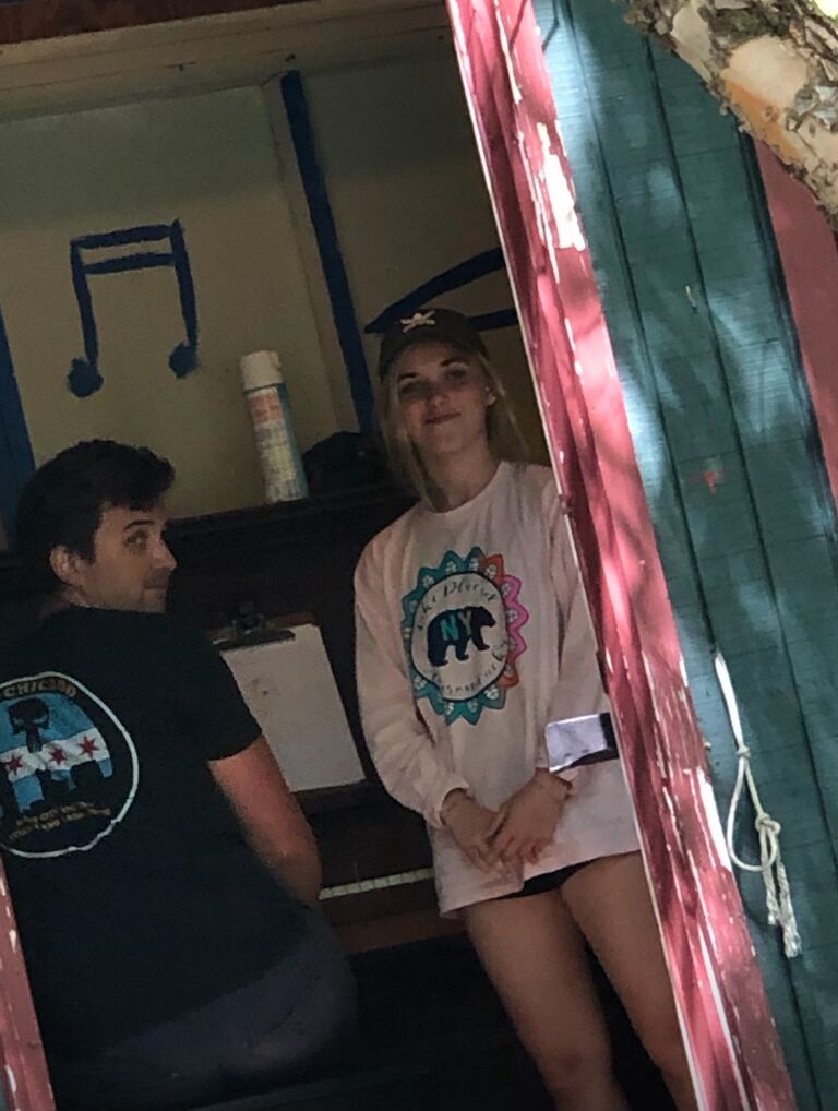 Sarah travels from Northern Ireland, and Josh travels from Florida to Upstate New York to teach dance/theatre and vocal coaching at Summer camp.