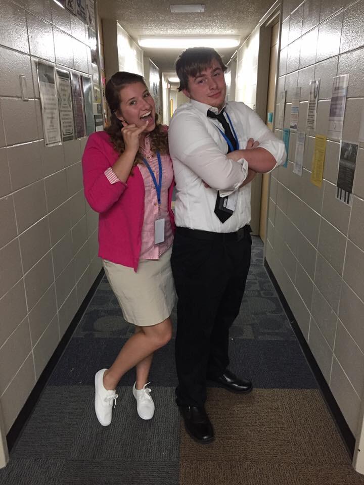 Just before our 2nd dating anniversary,  I went off to college. UW-Whitewater was only about an hour away from home, but it was still our first time experiencing any sort of distance. He came to visit a lot, and we had tons of fun. This picture is from Halloween 2017, when we went as Jim and Pam from The Office.
