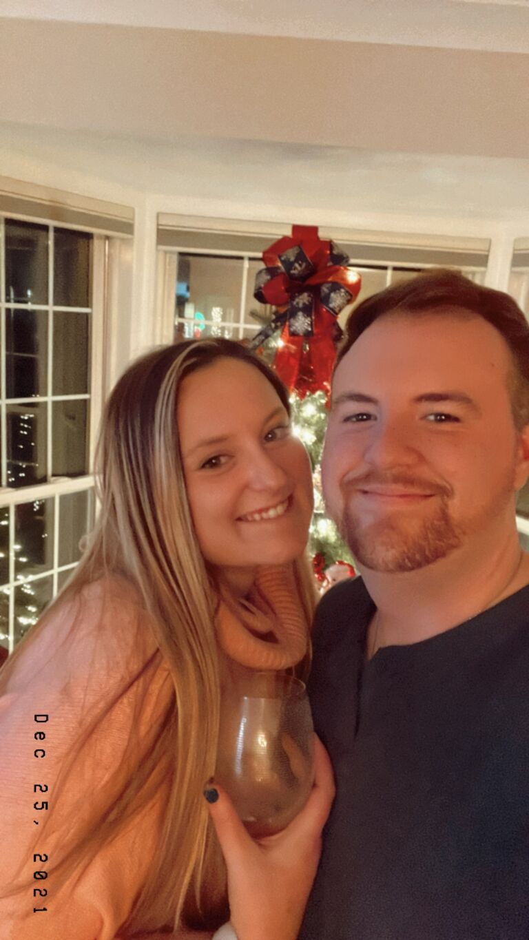 We celebrated our first Christmas and moved into our first apartment!